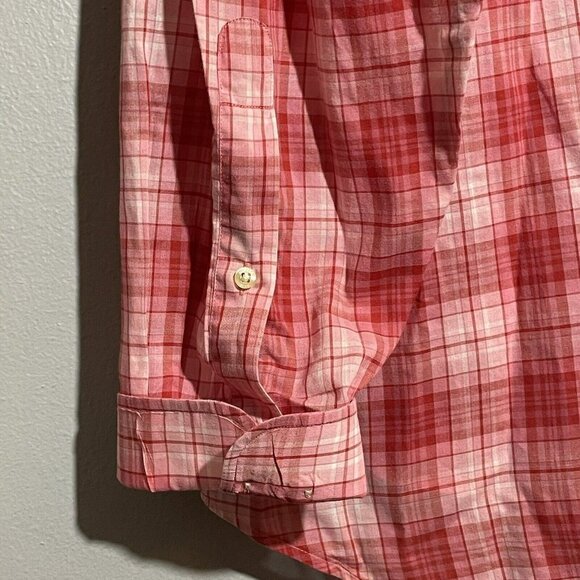 Mercer Blue Button Shirt Men Size 2Xl Red Plaid Western Long Sleeve Cowboy Work - Picture 7 of 10